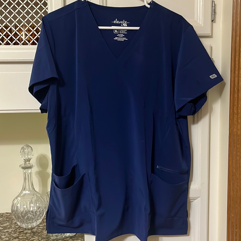 Navy Scrub top